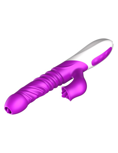Wibrator-Silicone Vibrator USB 10 Function and Thrusting Function / Heating