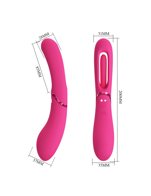 ROMANCE Lexie - Wibrator Punktu G z 7 funkcjami wibracji i 4 trybami kołysania