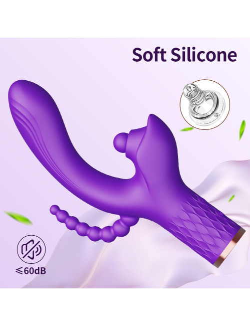 Wibrator - Patty, 7 vibration functions, 7 ball tapping, USB