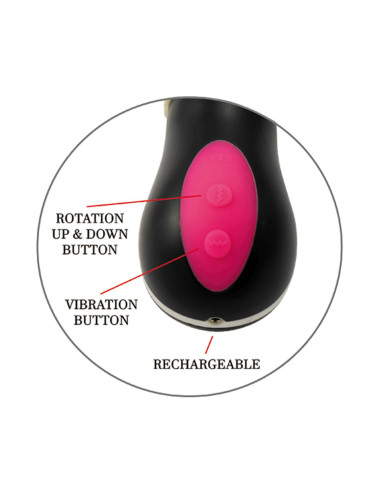 Wibrator-URANUS-USB-12function,up&down vibrator