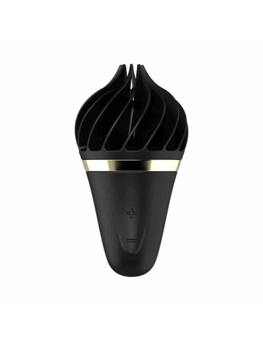 Sweet Treat - Stymulator łechtaczki wibrator silikonowy (Black/Gold)