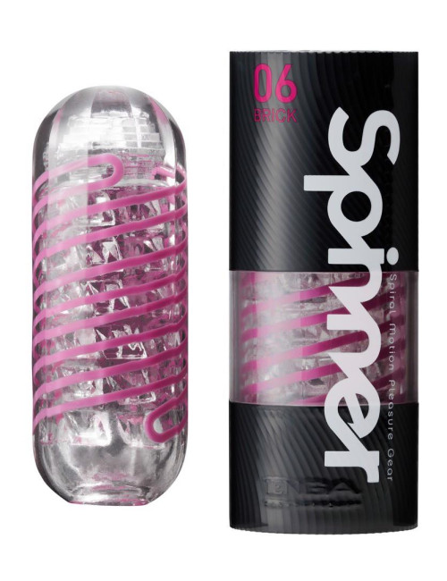 Masturbator Tenga Spinner Shell z obrotowym mechanizmem