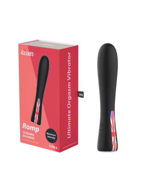 Romp - Wibrator silikonowy 18 cm IPX5, masażer intymny, zabawka erotyczna