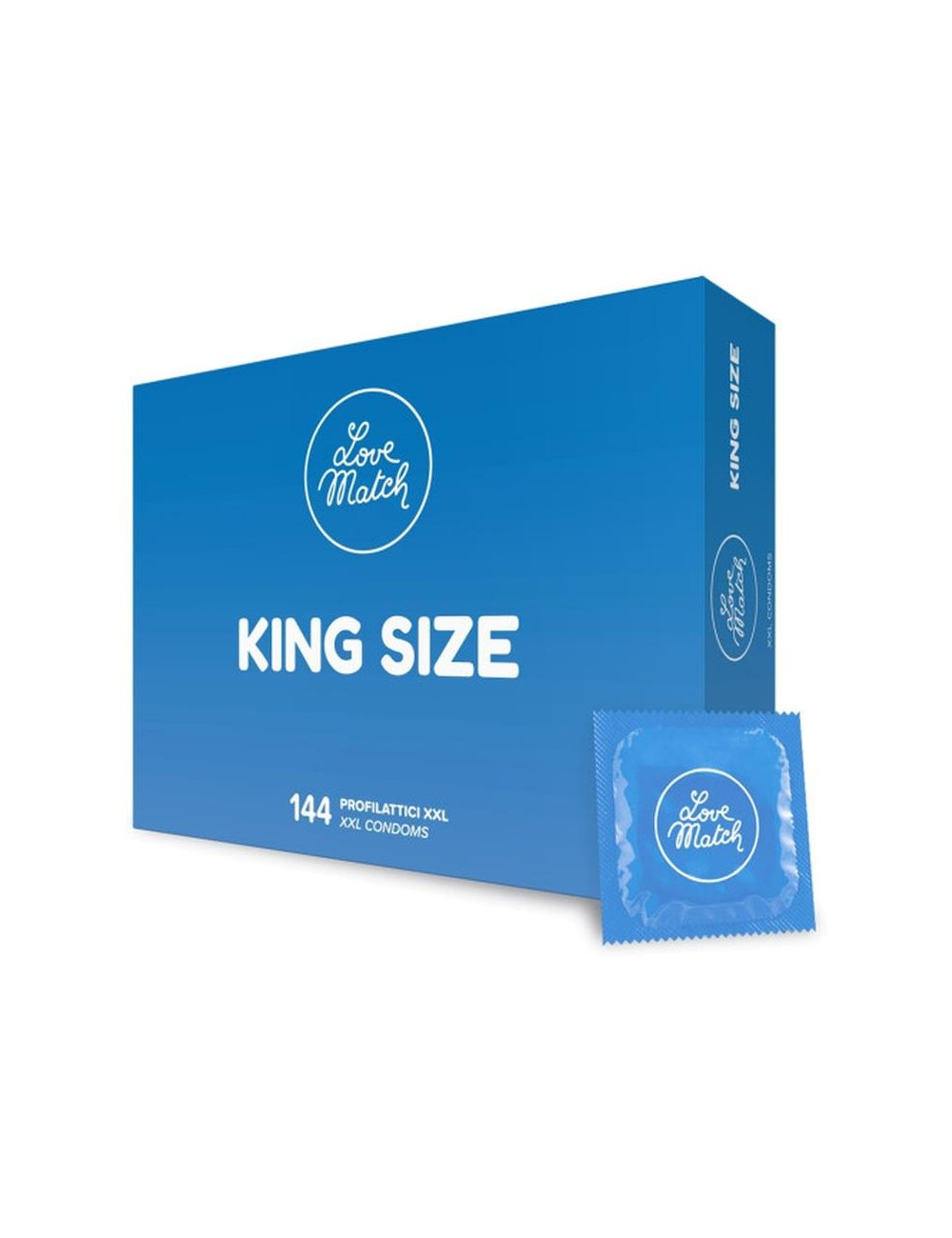 Love Match King Size XXL Prezerwatywy 60 mm - 144 szt. Afrodyzjaki