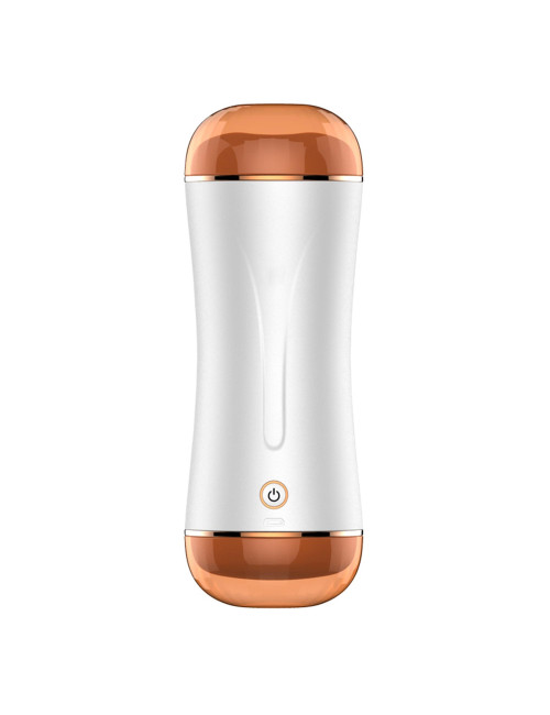 B - Series Fox Podwójny Masturbator z Wibracją USB