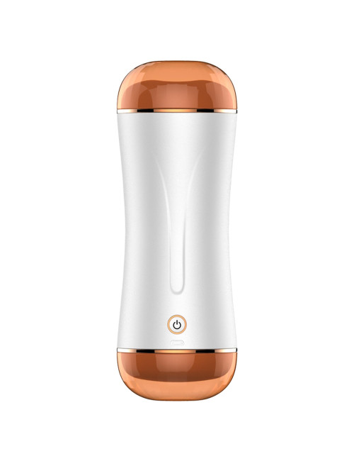 B - Series Fox Podwójny Masturbator z Wibracją USB