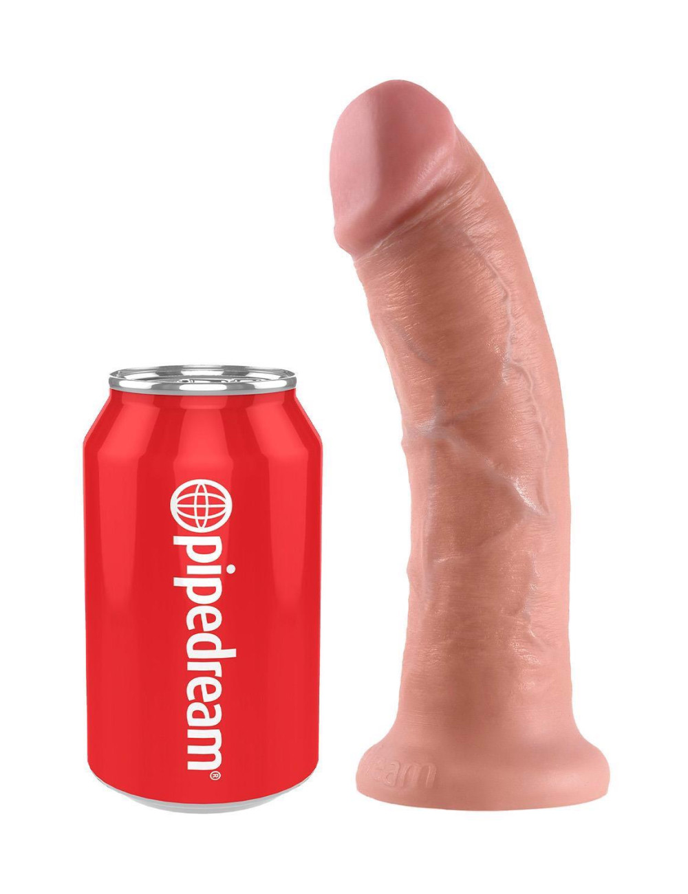 Pipedream King Realistyczne Dildo 8 cali Light z Przyssawką