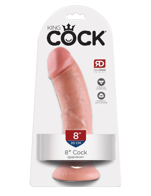 Pipedream King Realistyczne Dildo 8 cali Light z Przyssawką