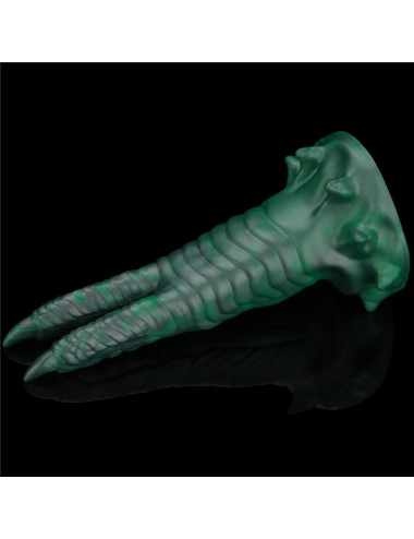 Savage Charm Double-Claw Vibrating Silicone Dildo