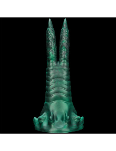 Savage Charm Double-Claw Vibrating Silicone Dildo