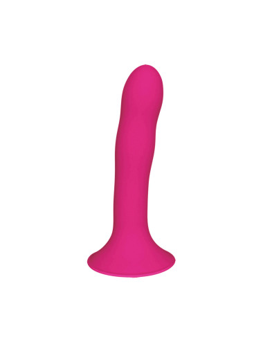 Dildo Hitsens 4 - silikon SILEXPAN, 6,8 cm, przyssawka, zabawki analne, Pink