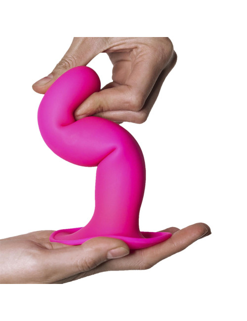 Adrien Lastic Hitsens 4 - Różowe Dildo Silikonowe z Przyssawką