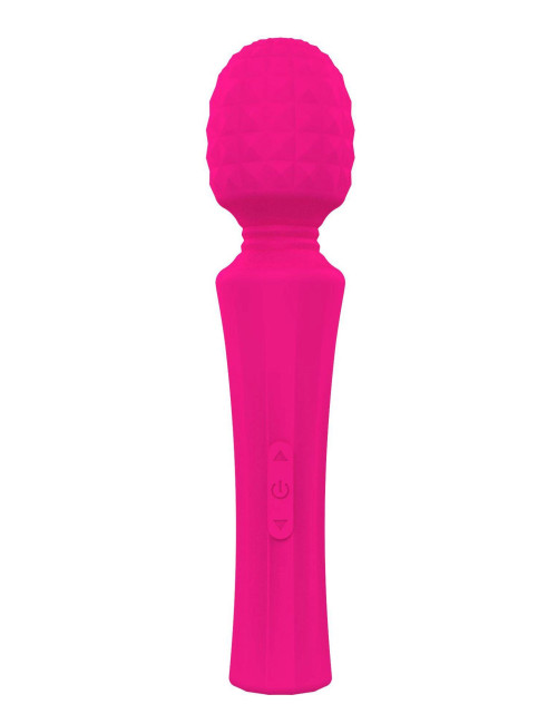 Stymulator Power Wand - Masażer wibracyjny silikonowy, wodoodporny, 8 programów, 5 prędkości, ładowanie USB