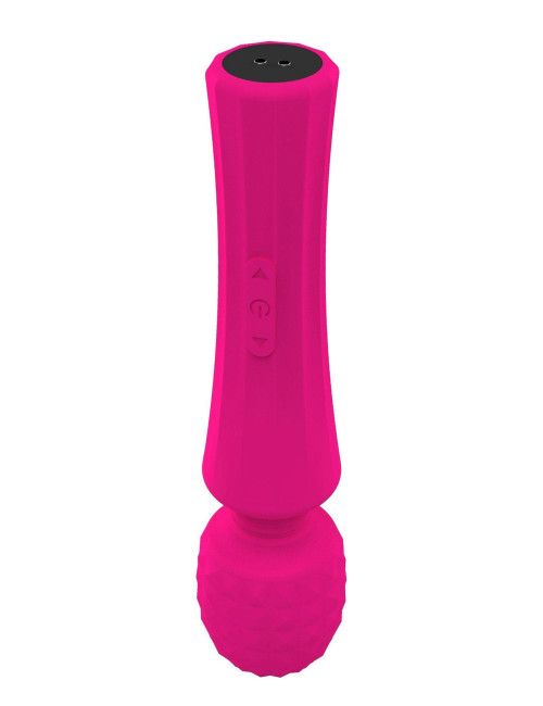 Stymulator Power Wand - Masażer wibracyjny silikonowy, wodoodporny, 8 programów, 5 prędkości, ładowanie USB