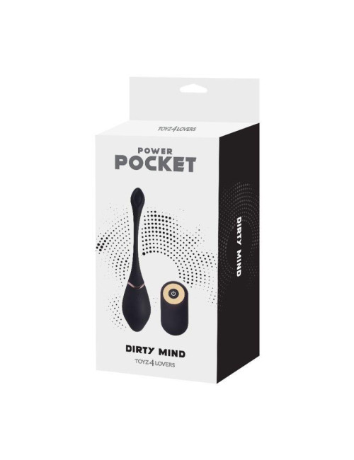Toyz4Lovers Bezprzewodowe Jajeczko Wibrujące Ovulo Black