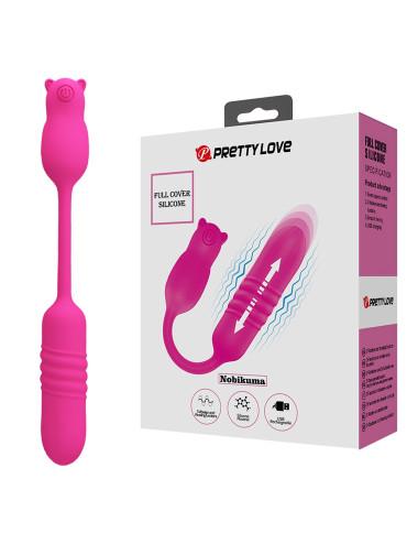 PRETTY LOVE - Nobikuma, 3 vibration functions 3 thrusting settings
