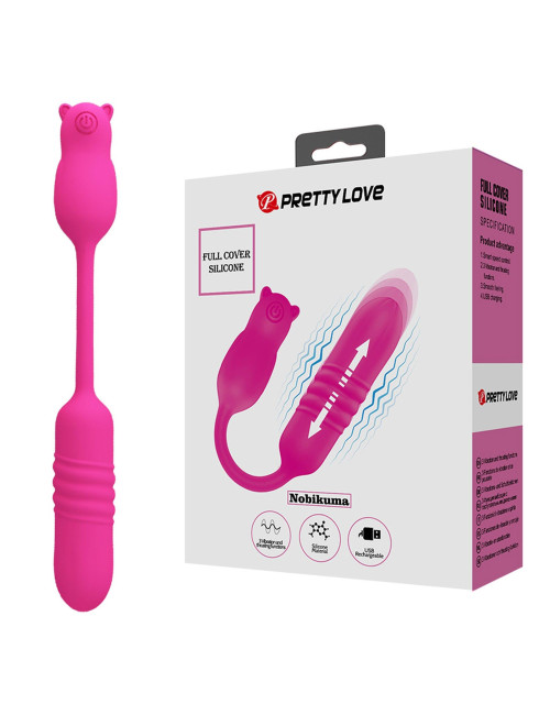 PRETTY LOVE - Nobikuma, 3 vibration functions 3 thrusting settings