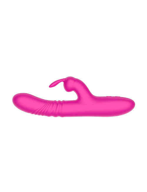Króliczek Rabbit vibrator - 10 trybów, G-spot i łechtaczka, wodoodporny, silikon/ABS