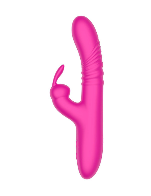 Króliczek Rabbit vibrator - 10 trybów, G-spot i łechtaczka, wodoodporny, silikon/ABS