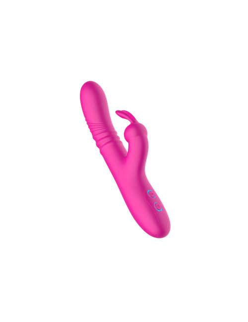 Króliczek Rabbit vibrator - 10 trybów, G-spot i łechtaczka, wodoodporny, silikon/ABS