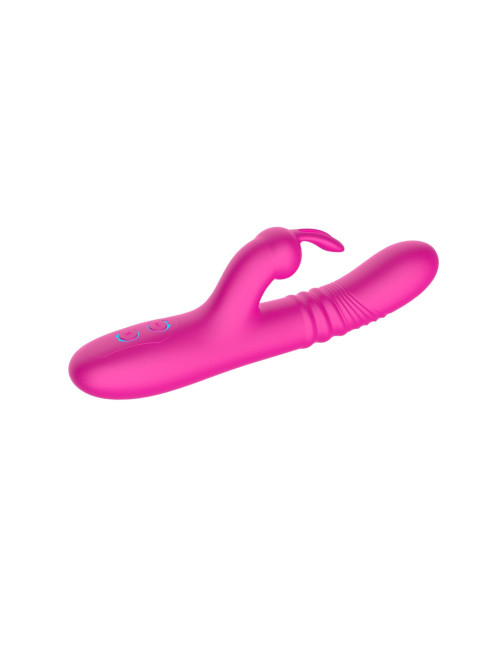 Króliczek Rabbit vibrator - 10 trybów, G-spot i łechtaczka, wodoodporny, silikon/ABS