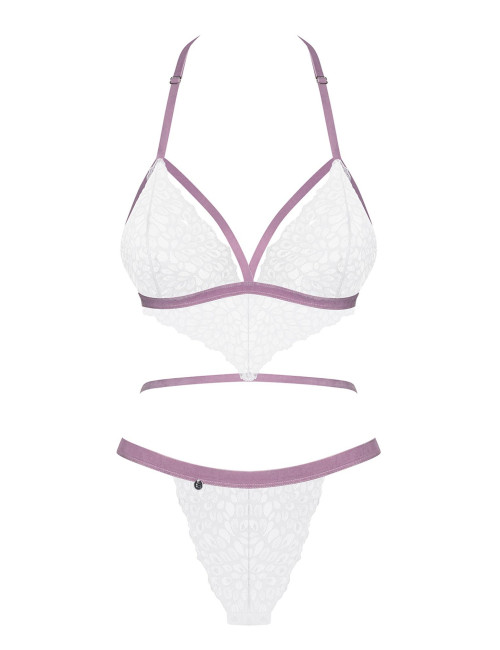 Obsessive Lilyanne Body Białe S/M