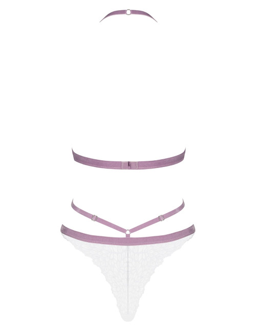 Obsessive Lilyanne Body Białe S/M