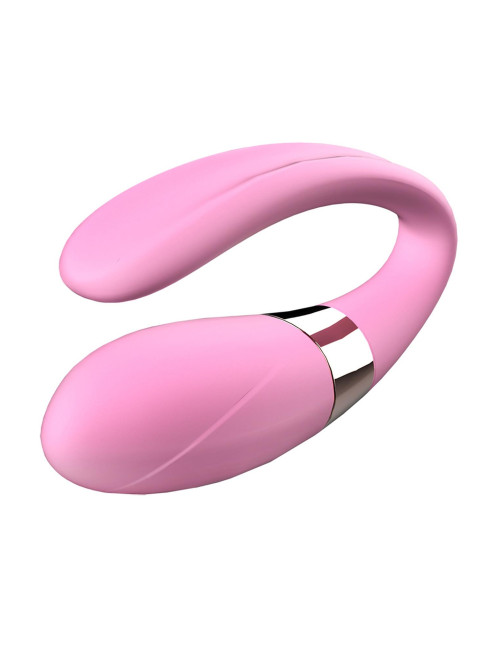 Wibrator i Stymulator dla Par B-Series V-Vibe Pink z Pilotem