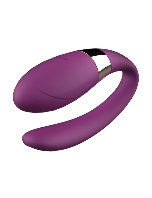 Stymulator-V-Vibe Purple USB – Wibrator dla Par, 7 Trybów, Pilot Bezprzewodowy, Silikon Medyczny, Zabawki erotyczne