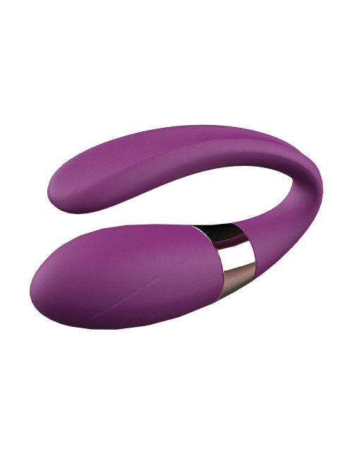 Stymulator-V-Vibe Purple USB – Wibrator dla Par, 7 Trybów, Pilot Bezprzewodowy, Silikon Medyczny, Zabawki erotyczne