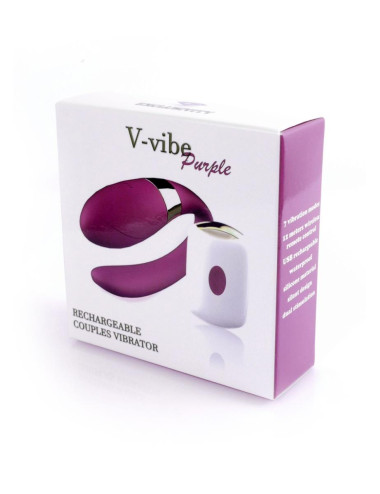 Stymulator-V-Vibe Purple USB 7 Function / Remote Control