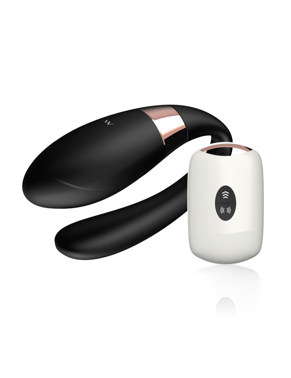 Stymulator V-Vibe Black USB – Wibrator z pilotem, 7 funkcji, stymulacja punktu G i łechtaczki, silikon medyczny