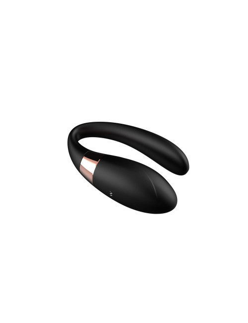Stymulator V-Vibe Black USB – Wibrator z pilotem, 7 funkcji, stymulacja punktu G i łechtaczki, silikon medyczny