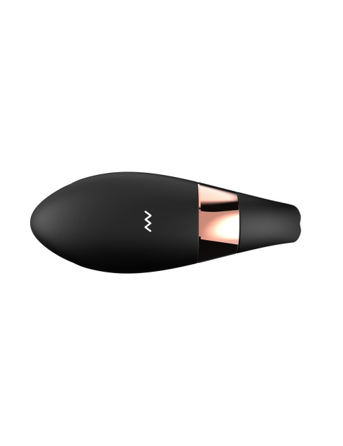 Stymulator V-Vibe Black USB – Wibrator z pilotem, 7 funkcji, stymulacja punktu G i łechtaczki, silikon medyczny
