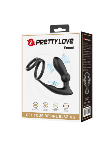 EMONI, 12 vibration functions 12 thrusting settings Memory function