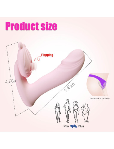 Silicone vibrator 3 speeds, 6 frequencies
Finger function, Heating + APP control