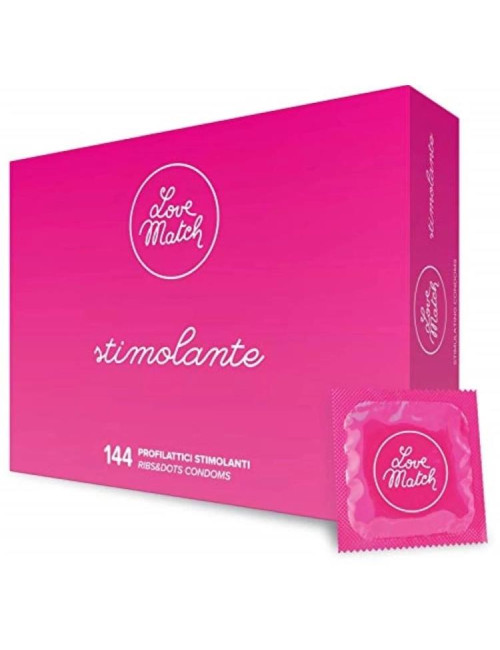 Prezerwatywy Stymulujące Love Match – 144 szt. Afrodyzjaki