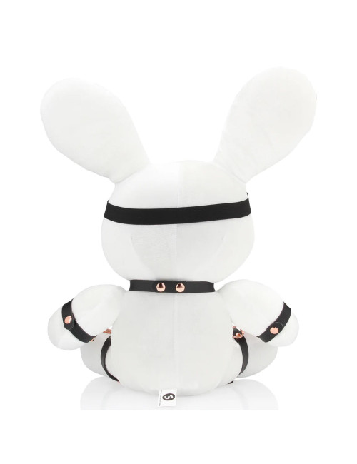 Pluszowy królik bondage Velvet Large White - śmieszne zabawki