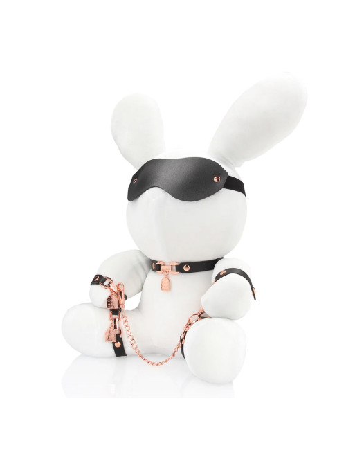 Pluszowy królik bondage Velvet Large White - śmieszne zabawki