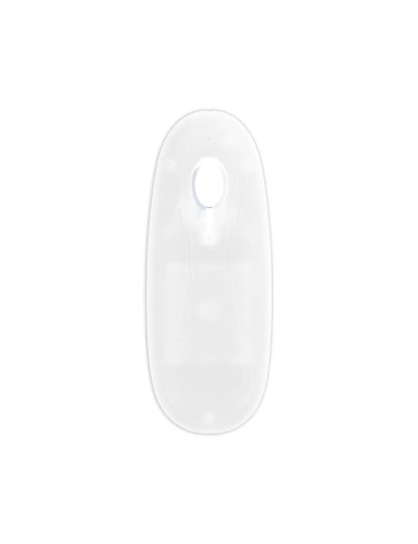 LED Vibrating Straight Cock - 20 cm - Transparent