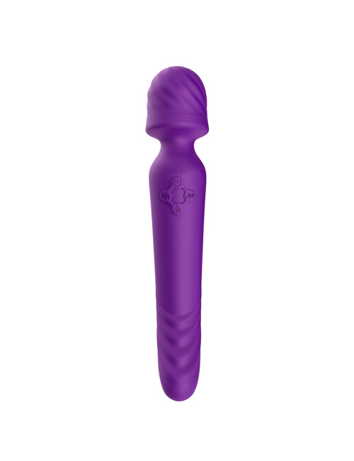 Mission Purple Wibrator – Masażer silikon medyczny, 9 trybów, wodoodporny, 42°C