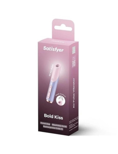 Bold Kiss - Wibrator Powietrzny 3D Air Pulse, Dyskretny, Podróżny