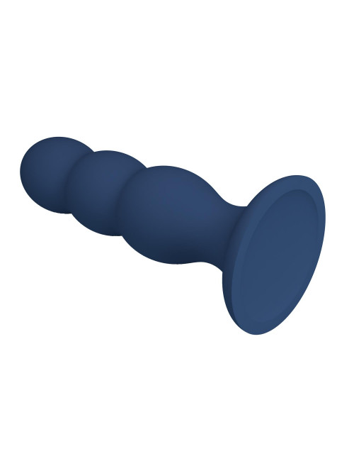Mr. Play Metal & Liquid Silicone Plug Analny z 3 Kulkami