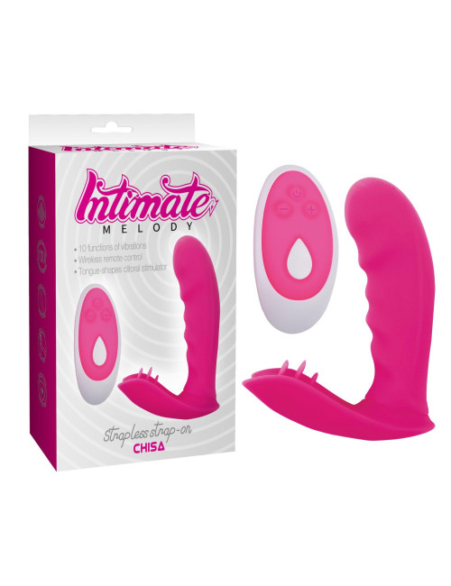Strapless Strap-on – Silikonowy Wibrator Anal, 10 Funkcji, Wodoodporny, Bez ftalanów – Zabawki Analne i Wibratory