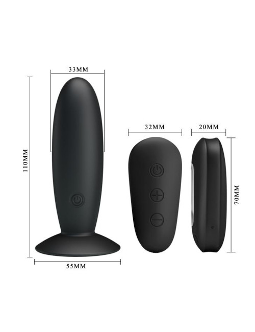 Mr. Play - wibrujący plug analny z bezprzewodowym pilotem