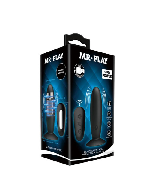 Mr. Play - wibrujący plug analny z bezprzewodowym pilotem