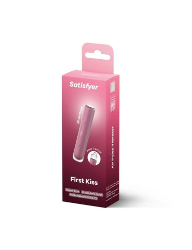 First Kiss – kompaktowy masażer fal powietrznych (wibrator/stymulator) – silikonowy, dyskretny