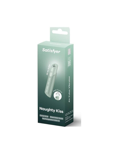 Naughty Kiss: Wibrator powietrzny 4D – mini stymulator intymny, dyskretny masażer podróżny