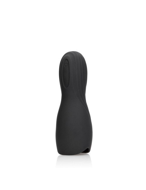 Wibrujący Masturbator Sleeve Licorice Black - Zabawki erotyczne waginy z wibracją, 10 trybów
