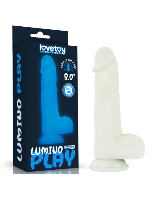 Lumino Play Dildo Żelowy - Świecące Zabawki Waginalne i Analne